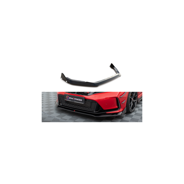 купи Добавка за предна броня/лип спойлер V.1 + Добавки Honda Civic Type-R Mk 11 - Maxton Design