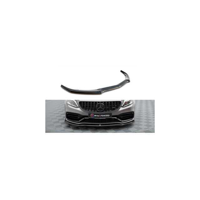 купи Добавка за предна броня/лип спойлер V.1 Mercedes-AMG C63 Седан W205 Facelift - Maxton Design