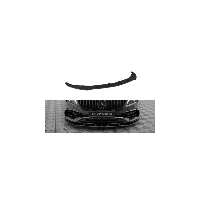 Добавка за предна броня/лип спойлер Mercedes-Benz A AMG-Line W176 Facelift - Maxton Design