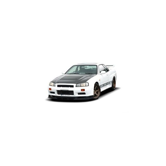 купи Добавка за предна броня/лип спойлер Nissan Skyline R34 GTR (за 2299 броня) GTR визия - Maxton Design