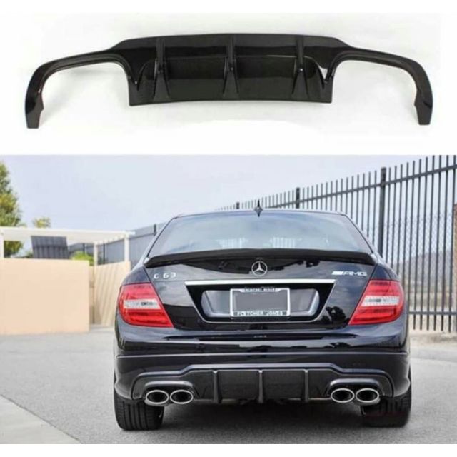 купи Двоен Дифузьор за Mercedes W204 ФЕЙСЛИФТ