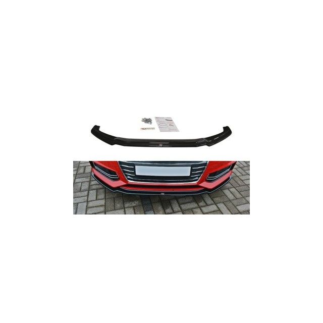 купи Добавка за предна броня/лип спойлер V.1 Audi S4 / A4 S-Line B9 - Maxton Design