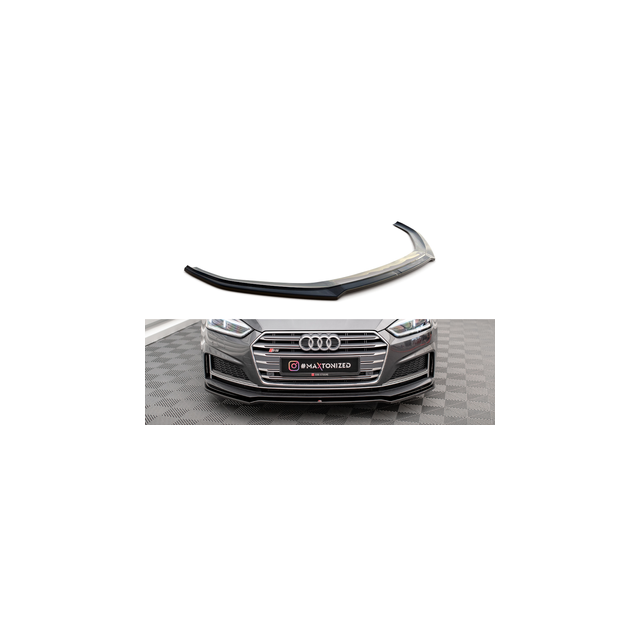купи Добавка за предна броня/лип спойлер V.1 Audi A5 F5 S-Line - Maxton Design