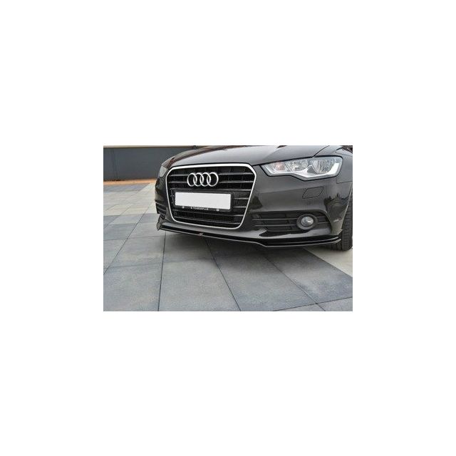 купи Добавка за предна броня/лип спойлер V.1 Audi A6 C7 - Maxton Design