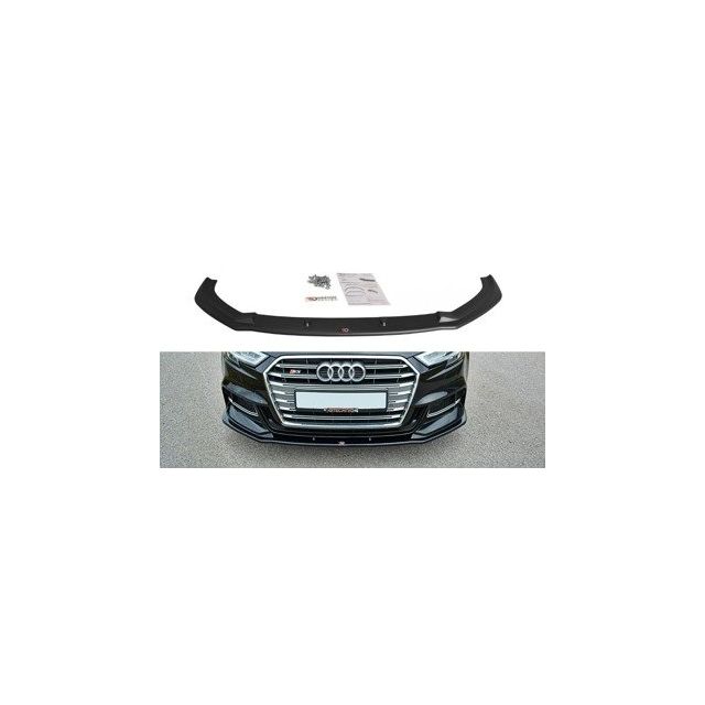 купи Добавка за предна броня/лип спойлер V.1 Audi S3 / A3 S-Line 8V FL - Maxton Design