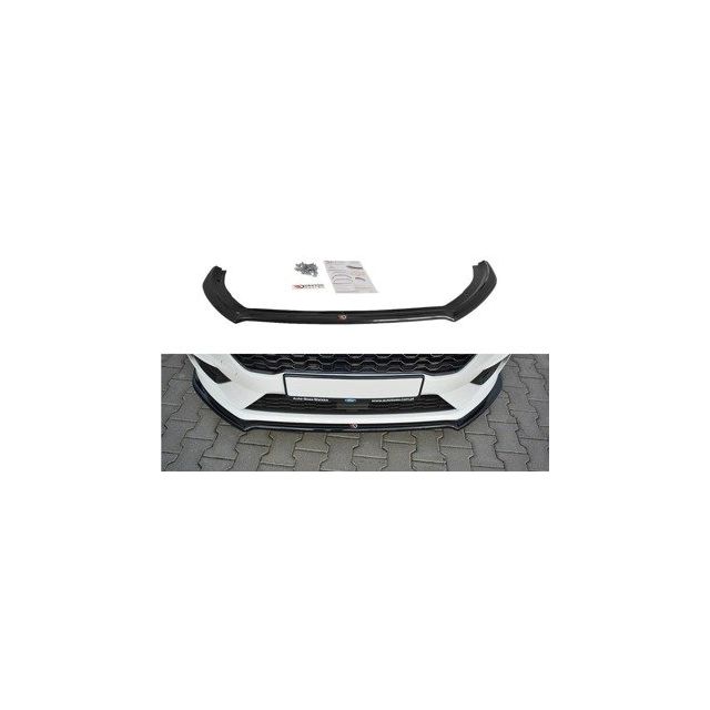 купи Добавка за предна броня/лип спойлер V.1 Ford Fiesta Mk8 ST / ST-LINE - Maxton Design