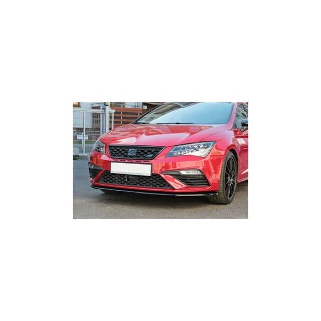купи Добавка за предна броня/лип спойлер V.1 Seat Leon Cupra / Fr Mk3 FL - Maxton Design