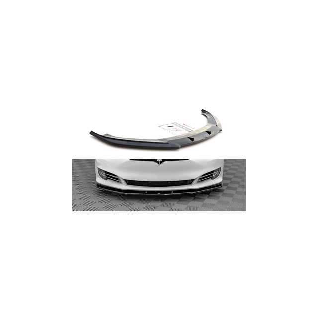 купи Добавка за предна броня/лип спойлер V.1 Tesla Model S Facelift - Maxton Design