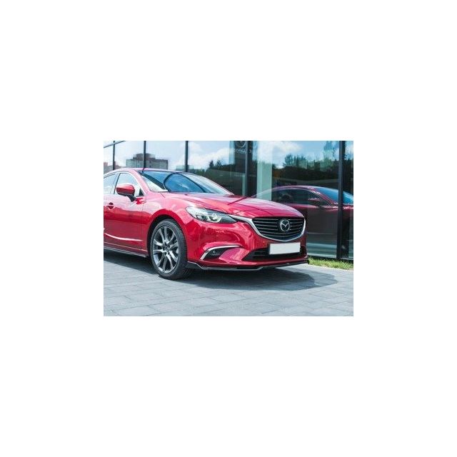 купи Добавка за предна броня/лип спойлер V.2 Mazda 6 GJ (MK3) Фейслифт - Maxton Design