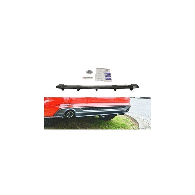 купи Централна Добавка за задна броня Audi A5 F5 S-Line (с вертикални ленти) - Maxton Design