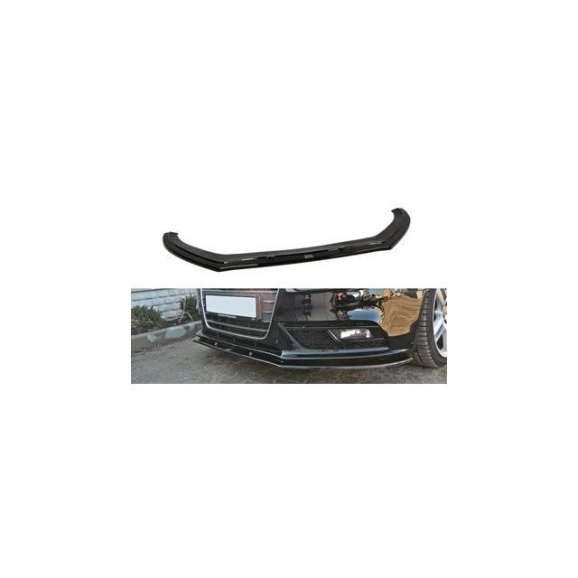купи Добавка за предна броня/лип спойлер V.1 Audi A4 B8 FL - Maxton Design