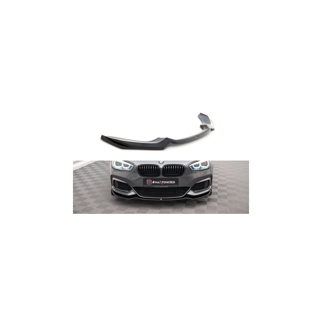 купи Добавка за предна броня/лип спойлер V.2 BMW 1 F20/F21 M-сила - Maxton Design