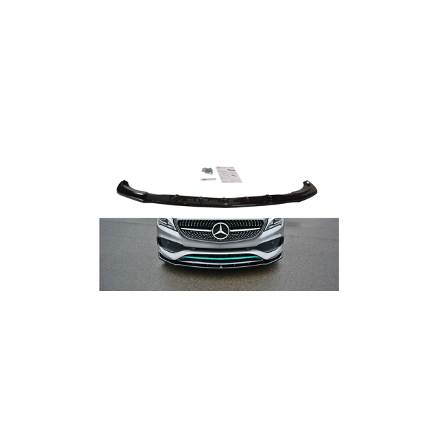 купи Добавка за предна броня/лип спойлер V.1 Mercedes-Benz CLA C117 AMG-Line Facelift - Maxton Design