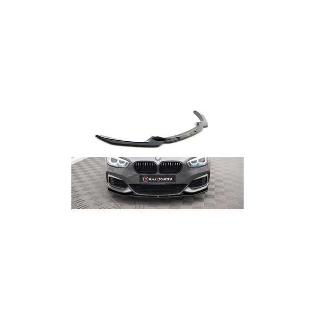 купи Добавка за предна броня/лип спойлер V.1 BMW 1 F20/F21 M-Power Facelift - Maxton Design
