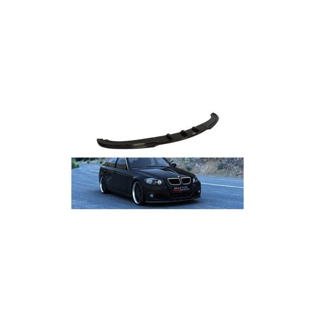 купи Добавка за предна броня/лип спойлер V.1 BMW 3 E90 / E91 (модел на фейслифт) - Maxton Design