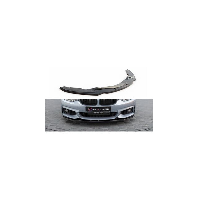 купи Добавка за предна броня/лип спойлер V.1 за BMW 4 F32 M-Pack - Maxton Design