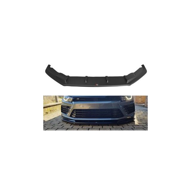 купи Добавка за предна броня/лип спойлер V.1 Volkswagen Scirocco Mk.3 R Фейслифт - Maxton Design