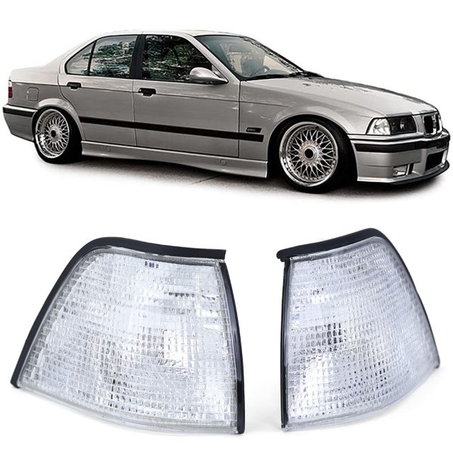 Бели предни мигачи за BMW E36 12.90-09.99