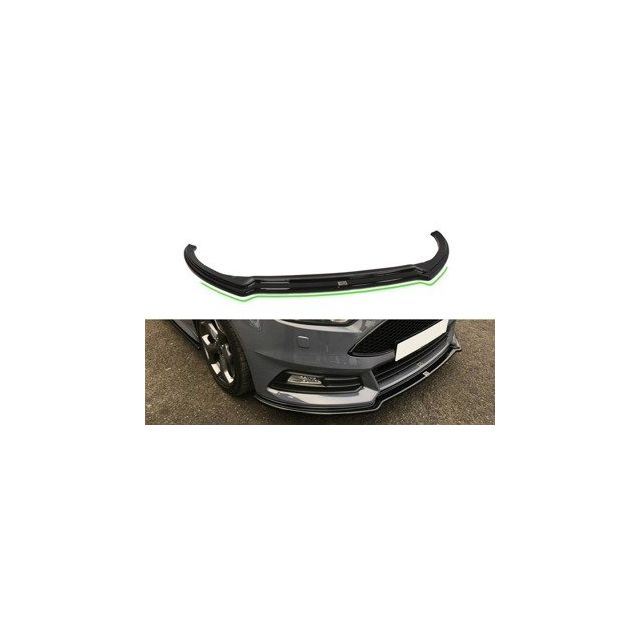 купи Добавка за предна броня/лип спойлер V.3 Ford Focus St Mk3 FL - Maxton Design
