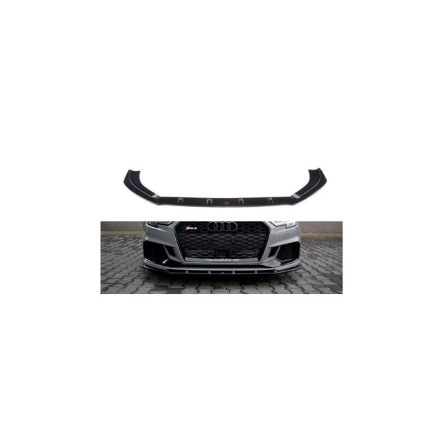 купи Добавка за предна броня/лип спойлер V.1 Audi RS3 8V FL седан - Maxton Design