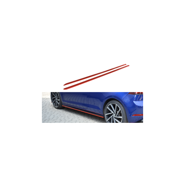 Добавки за прагове V.2 VW Golf 7 R / R-Line Facelift - Maxton Design