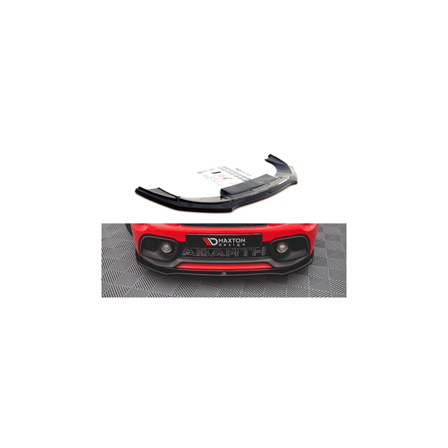 купи Добавка за предна броня/лип спойлер Fiat 500 Abarth Mk1 Facelift - Maxton Design