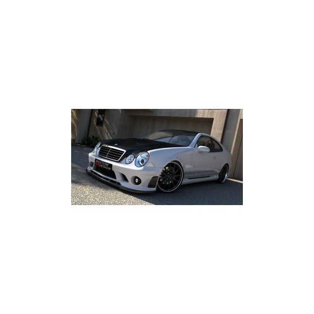 купи Добавка за предна броня/лип спойлер Mercedes Clk W208 (за ME-CLK-208-AMG204-F1 броня) - Maxton Design