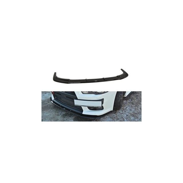 купи Добавка за предна броня/лип спойлер V.1 Mitsubishi Lancer Evo x - Maxton Design