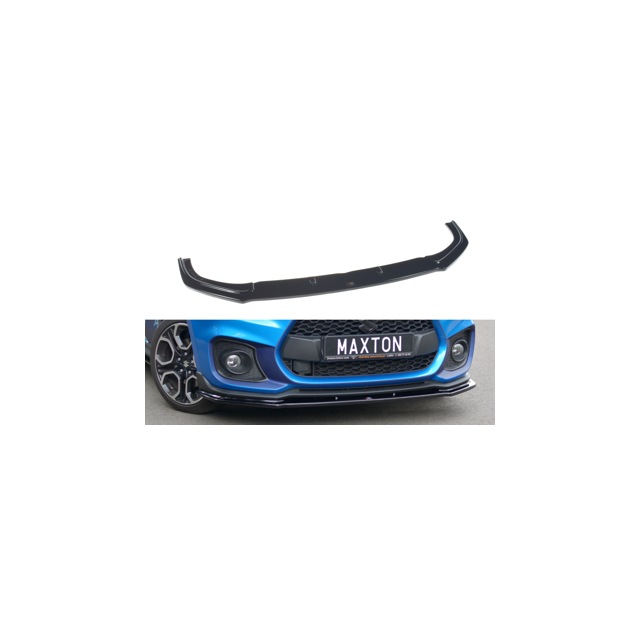 купи Добавка за предна броня/лип спойлер V.1 Suzuki Swift 6 Sport - Maxton Design