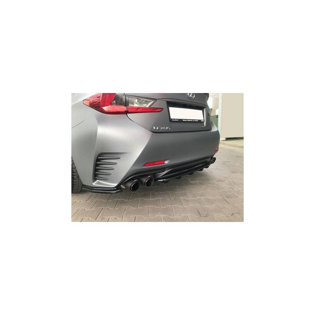 Централна Добавка за задна броня (с вертикални пръти) Lexus RC - Maxton Design