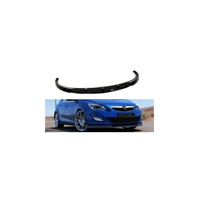 купи Добавка за предна броня/лип спойлер Opel Astra J (преди фаселифт) - Maxton Design