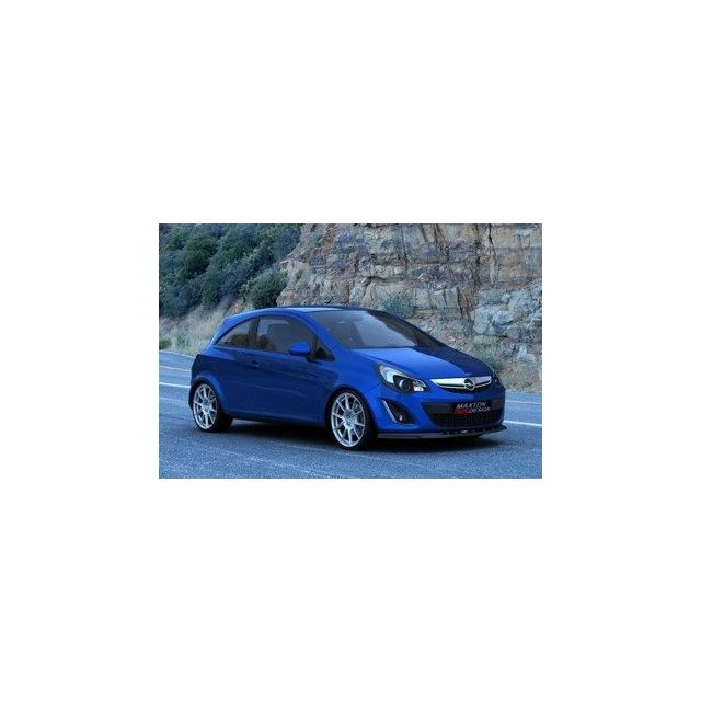 купи Добавка за предна броня/лип спойлер Opel Corsa D (фейслифт) - Maxton Design