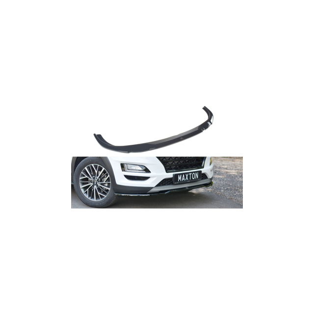 купи Добавка за предна броня/лип спойлер V.2 Hyundai Tucson Mk3 Facelift - Maxton Design