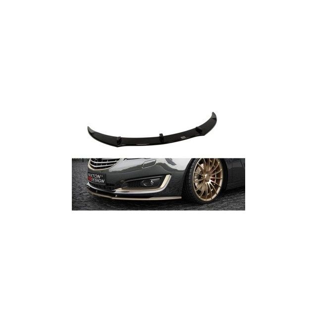 купи Добавка за предна броня/лип спойлер Opel insignia mk1 модел на фейслифт - Maxton Design