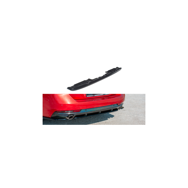 Централна Добавка за задна броня (без вертикални пръти) Peugeot 508 SW MK2 - Maxton Design