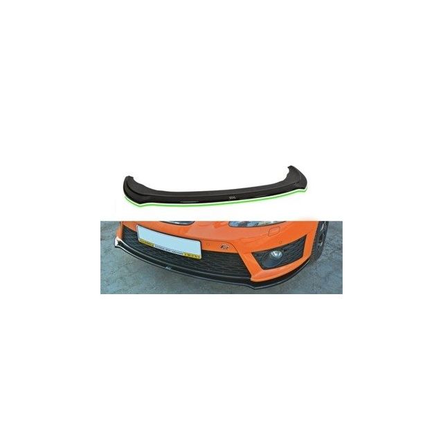 купи Добавка за предна броня/лип спойлер V.2 Seat Leon Mk2 Cupra / FR (фейслифт) - Maxton Design