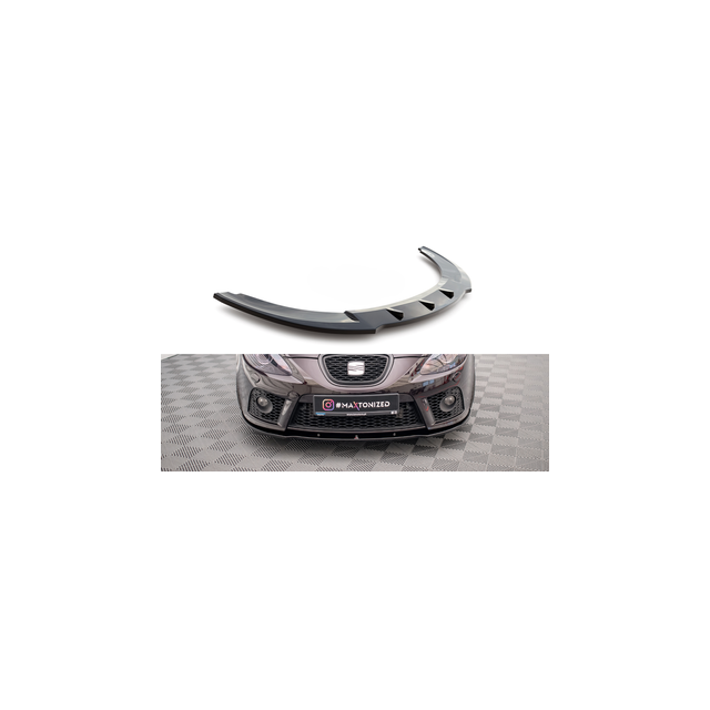 купи Добавка за предна броня/лип спойлер SEAT LEON MK2 CUPRA FR PREFACE - Maxton Design
