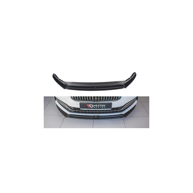купи Добавка за предна броня/лип спойлер V.3 Skoda Superb Mk3 FL - Maxton Design