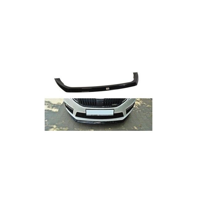 купи Добавка за предна броня/лип спойлер V.2 Skoda Octavia RS Mk3 - Maxton Design