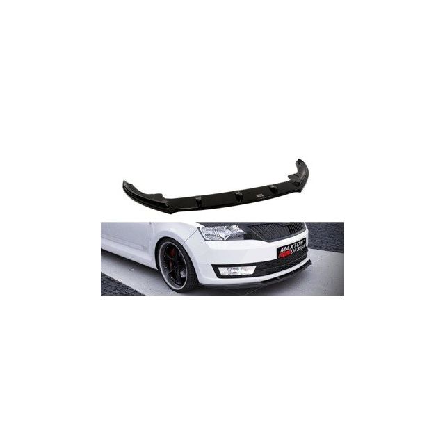 купи Добавка за предна броня/лип спойлер V.1 Skoda Rapid - Maxton Design
