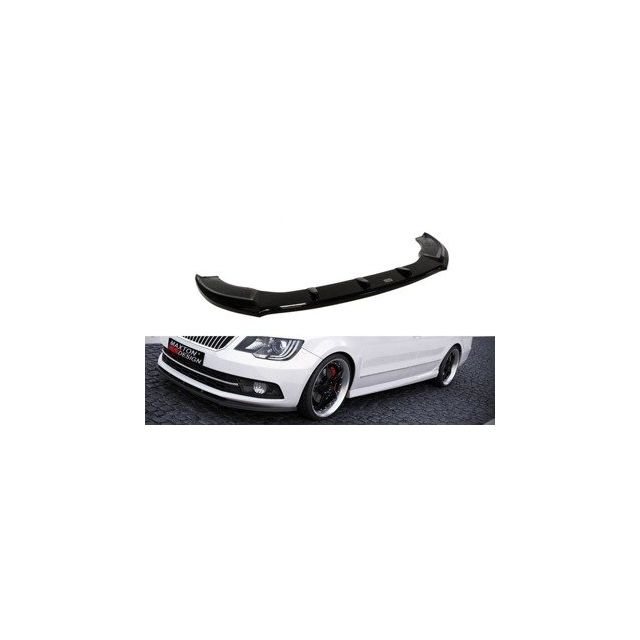 купи Добавка за предна броня/лип спойлер Skoda Superb mk2 fl - Maxton Design