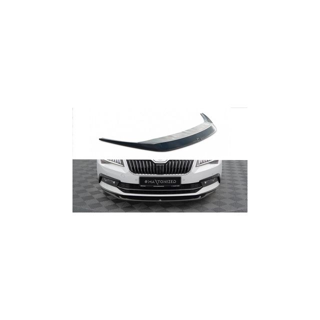 купи Добавка за предна броня/лип спойлер V.1 Skoda Superb Mk3 - Maxton Design