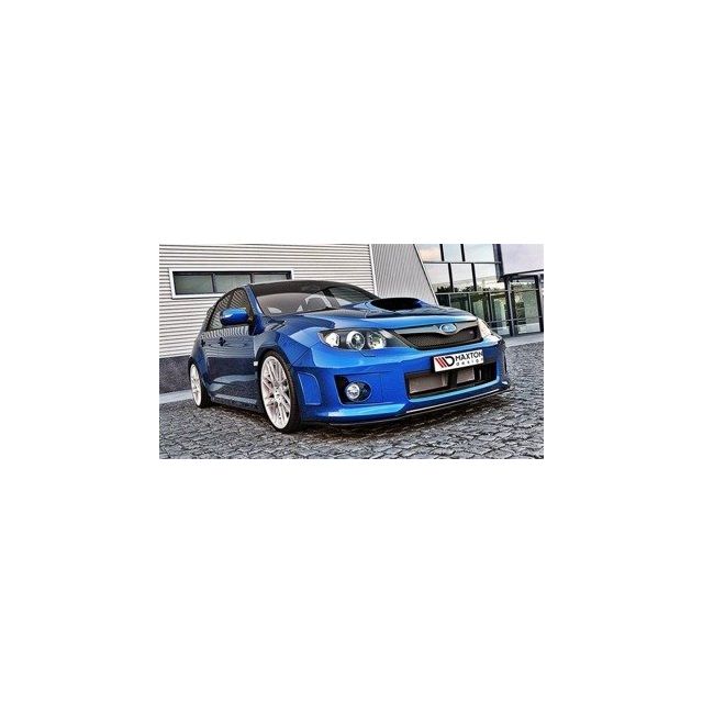 купи Добавка за предна броня/лип спойлер Subaru Impreza WRX STI 2011-2014 - Maxton Design