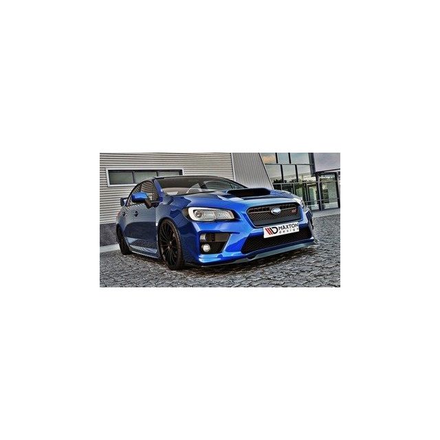 купи Добавка за предна броня/лип спойлер v.1 subaru wrx sti - Maxton Design