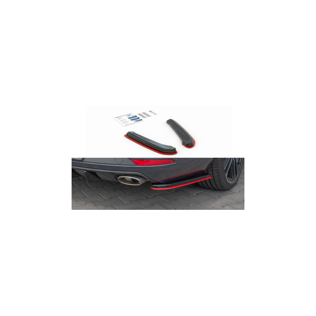 Добавки за задна броня v.4 Seat leon cupra mk3 fl sportstour - Maxton Design