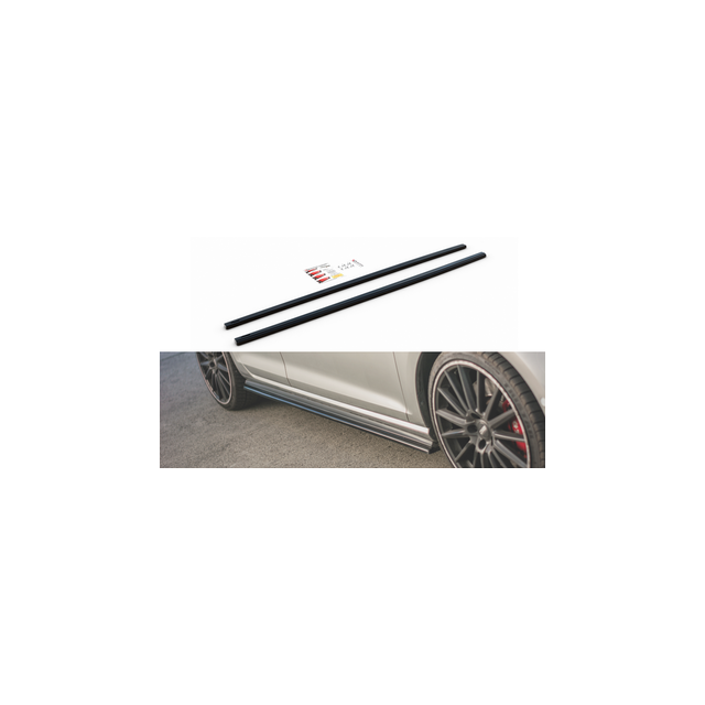 Добавки за прагове V.2 VW Golf 7 GTI (тесен) - Maxton Design