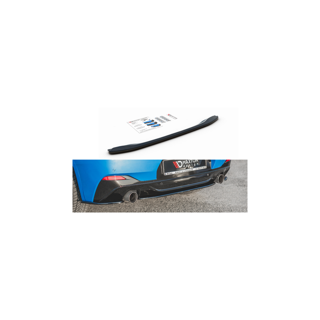 Централна Добавка за задна броня за BMW X2 F39 M-Pack - Maxton Design