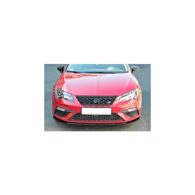 купи Добавка за предна броня/лип спойлер V.2 Seat Leon Cupra / Fr Mk3 FL - Maxton Design
