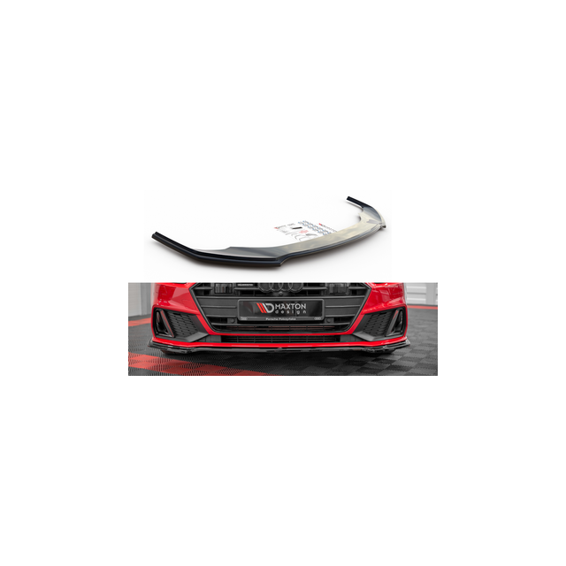 купи Добавка за предна броня/лип спойлер V.1 Audi A7 C8 S-Line / S7 C8 - Maxton Design