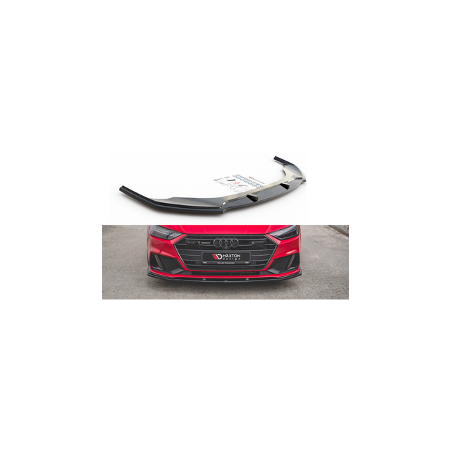 купи Добавка за предна броня/лип спойлер V.2 Audi A7 C8 S-Line / S7 C8 - Maxton Design